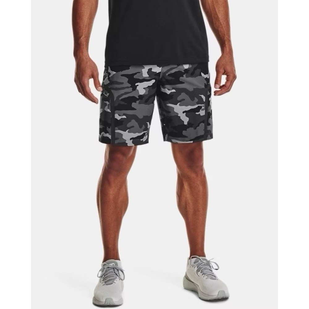UNDER ARMOUR Elite Cargo Woven Gym Shorts Camo Men's Sz M *NEW* 1373868-001 $90